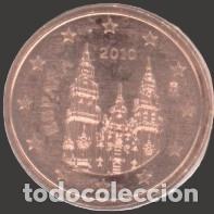 Euros: Spain 1 Cent 2010 Uncirculated UNC - Foto 1