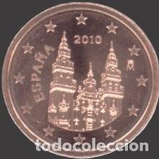 Euros: Spain 2 Cent 2010 Uncirculated UNC - Foto 1