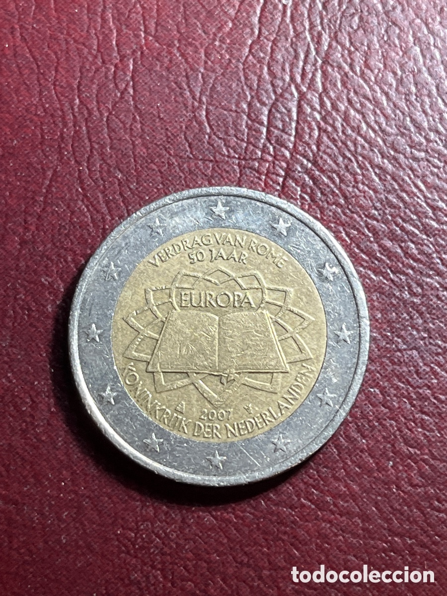 Euros: 2 euros 2007 Tratado Holanda | Moneda Conmemorativa