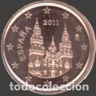Euros: Spain 1 Cent 2011 Uncirculated UNC - Foto 1