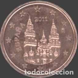 Euros: Spain 5 Cent 2011 Uncirculated UNC - Foto 1