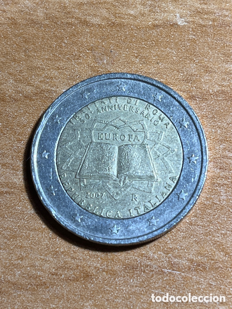 Euros: 2 euros 2007 Tratado Italia | Moneda Conmemorativa