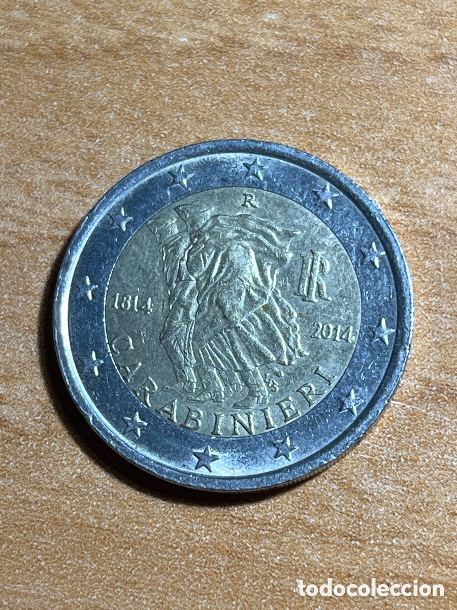Euros: 2 euros Carabinieri 2014 Italia | Moneda Conmemorativa