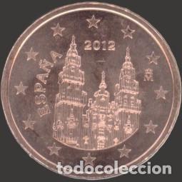 Euros: Spain 5 Cent 2012 Uncirculated UNC - Foto 1