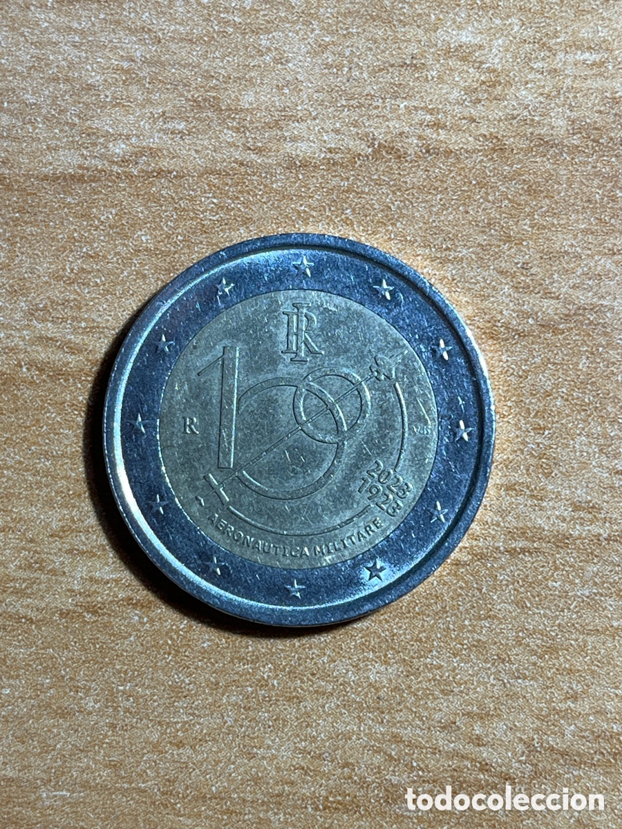 Euros: 2 euros Aviaci&oacute;n Militar 2023 Italia | Moneda Conmemorativa
