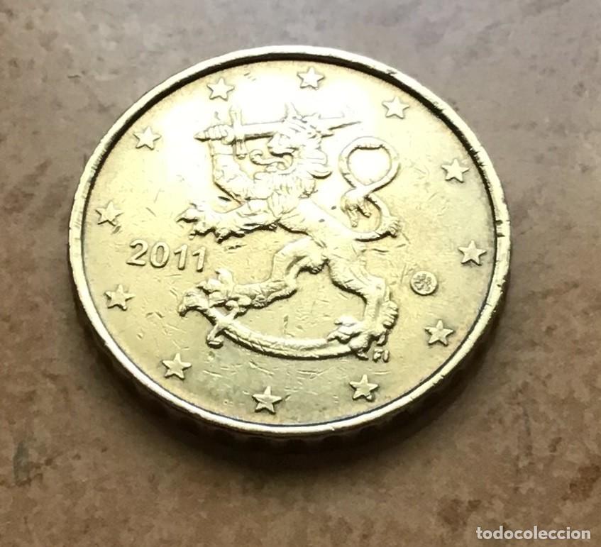 Euros: 10 c&eacute;ntimos de euro de Finlandia. A&ntilde;o 2011
