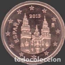 Euros: Spain 2 Cent 2013 Uncirculated UNC - Foto 1