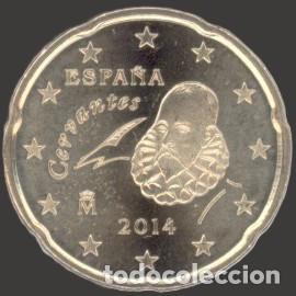 Euros: Spain 20 Cent 2014 Uncirculated UNC - Foto 1