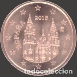 Euros: Spain 5 Cent 2015 Uncirculated UNC - Foto 1