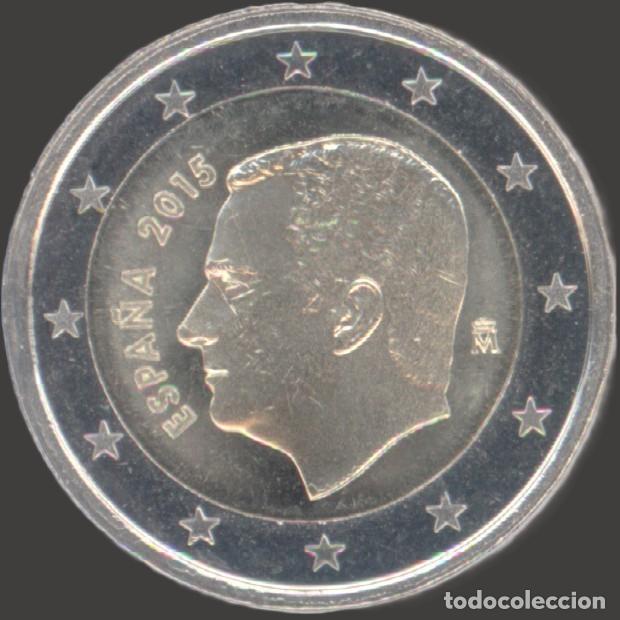 Euros: Spain 2 Euro 2015 Uncirculated UNC - Foto 1