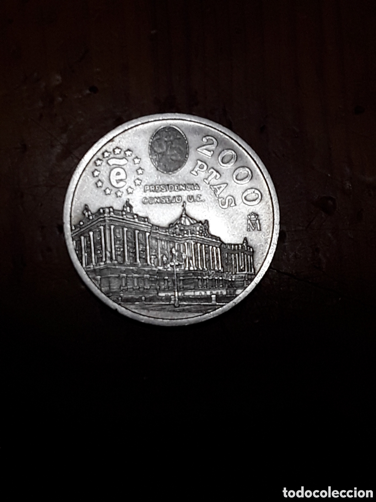 Euros: 1995 ESPA&Ntilde;A. 2000 PESETAS DE PLATA. PRESIDENCIA DEL CONSEJO UE.