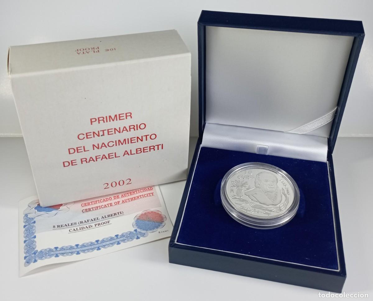 Euros: Moneda de Espa&ntilde;a 10 euros Rafael Alberti del 2002 de plata