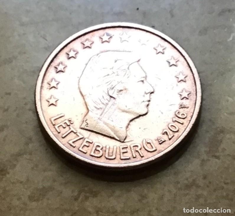 Euros: 1 c&eacute;ntimo de euro de Luxemburgo. A&ntilde;o 2016 - Foto 1