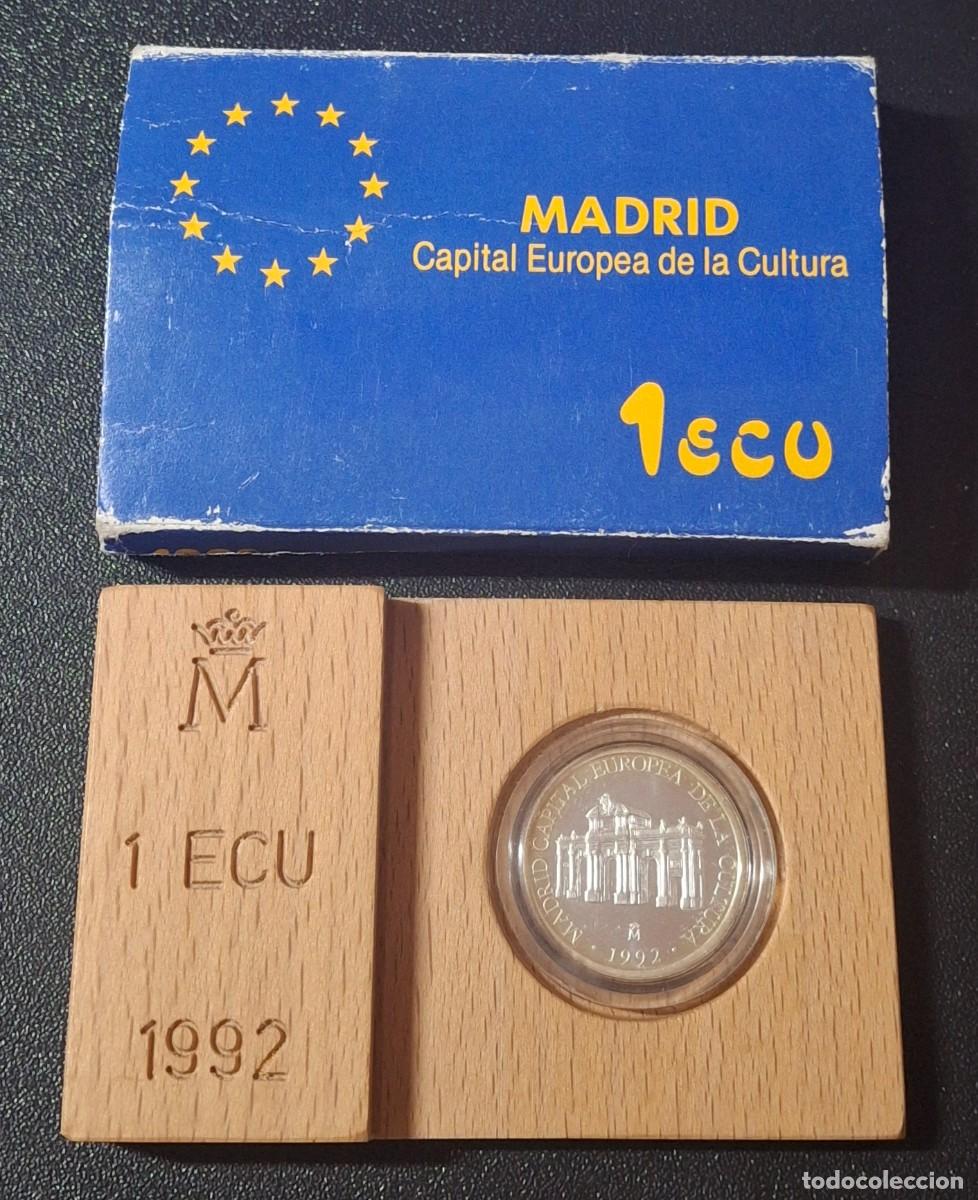 Euros: Espa&ntilde;a 1 Ecu 1992 Capital Europea de la Cultura (FDC)
