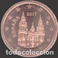 Euros: Spain 1 Cent 2017 Uncirculated UNC - Foto 1