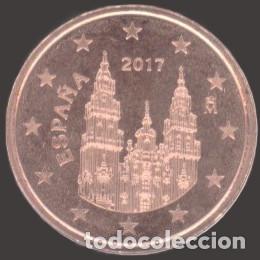 Euros: Spain 5 Cent 2017 Uncirculated UNC - Foto 1