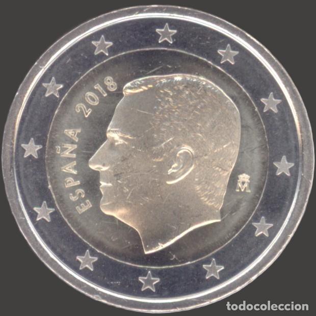 Euros: Spain 2 Euro 2018 Uncirculated UNC - Foto 1