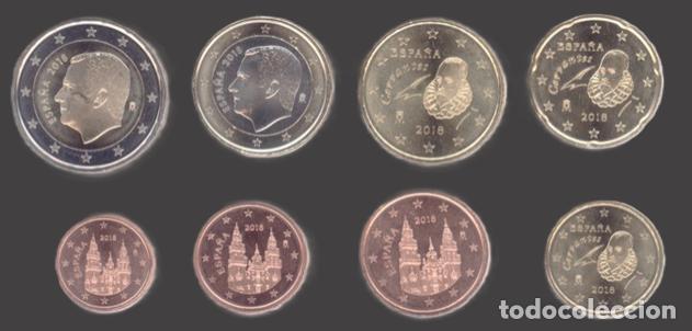 Euros: Spain all 8 coins 2018 Uncirculated UNC