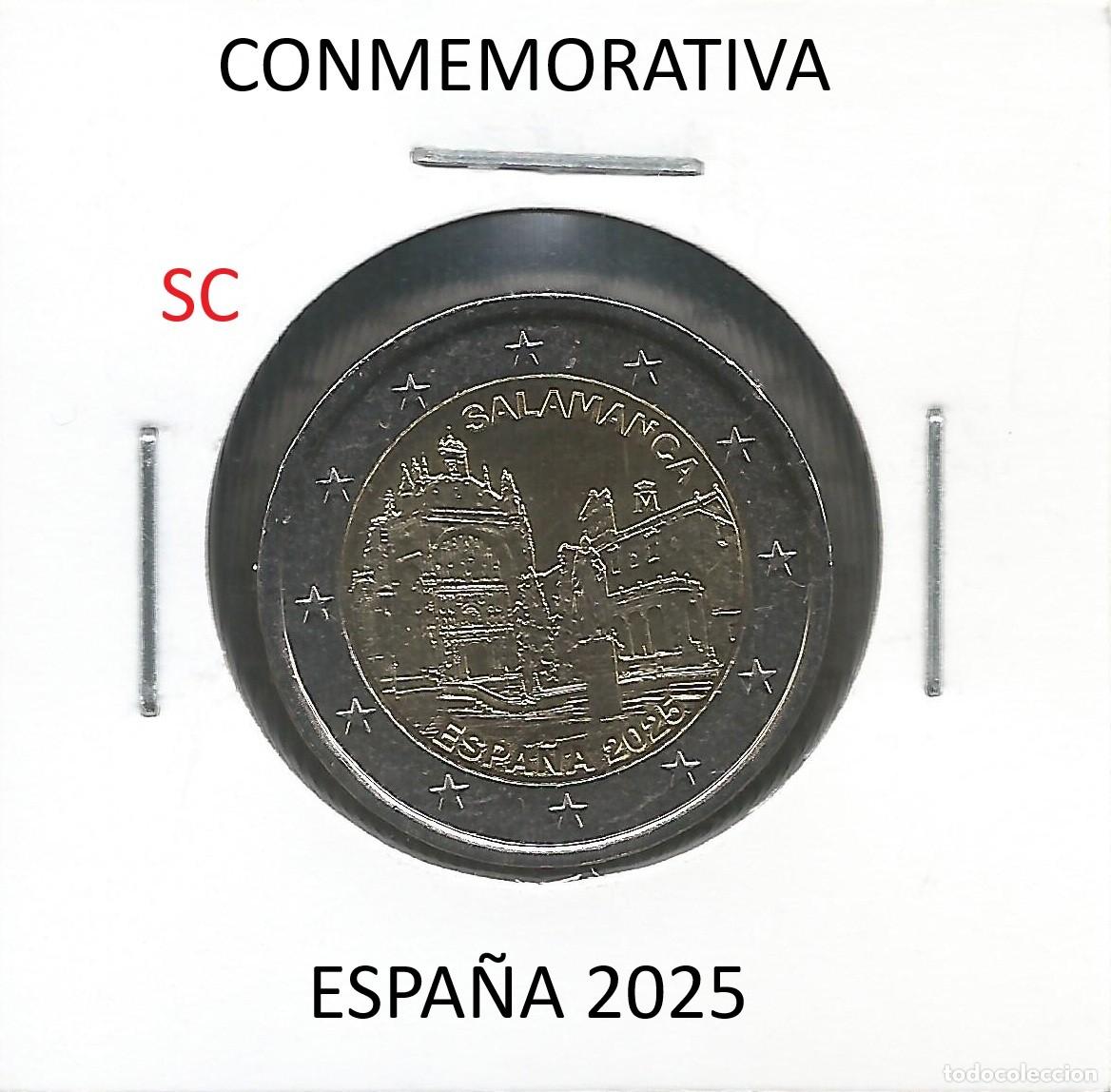 Euros: ESPA&Ntilde;A 2025 - CONMEMORATIVA SALAMANCA - KM NUEVO - SIN CIRCULAR