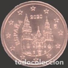 Euros: Spain 2 Cent 2020 Uncirculated UNC - Foto 1