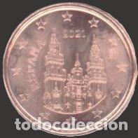 Euros: Spain 1 Cent 2021 Uncirculated UNC - Foto 1