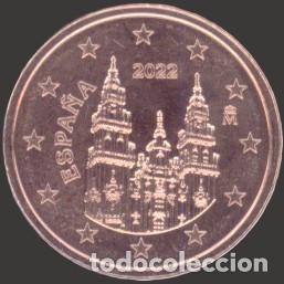 Euros: Spain 5 Cent 2022 Uncirculated UNC - Foto 1