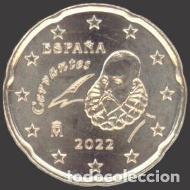 Euros: Spain 20 Cent 2022 Uncirculated UNC - Foto 1