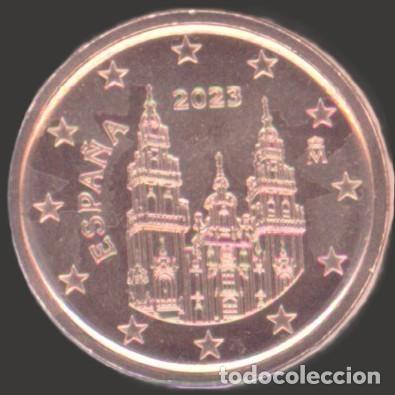Euros: Spain 1 Cent 2023 Uncirculated UNC - Foto 1