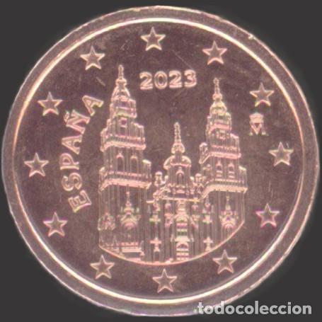 Euros: Spain 2 Cent 2023 Uncirculated UNC - Foto 1