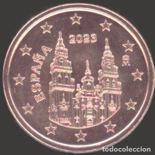 Euros: Spain 5 Cent 2023 Uncirculated UNC - Foto 1