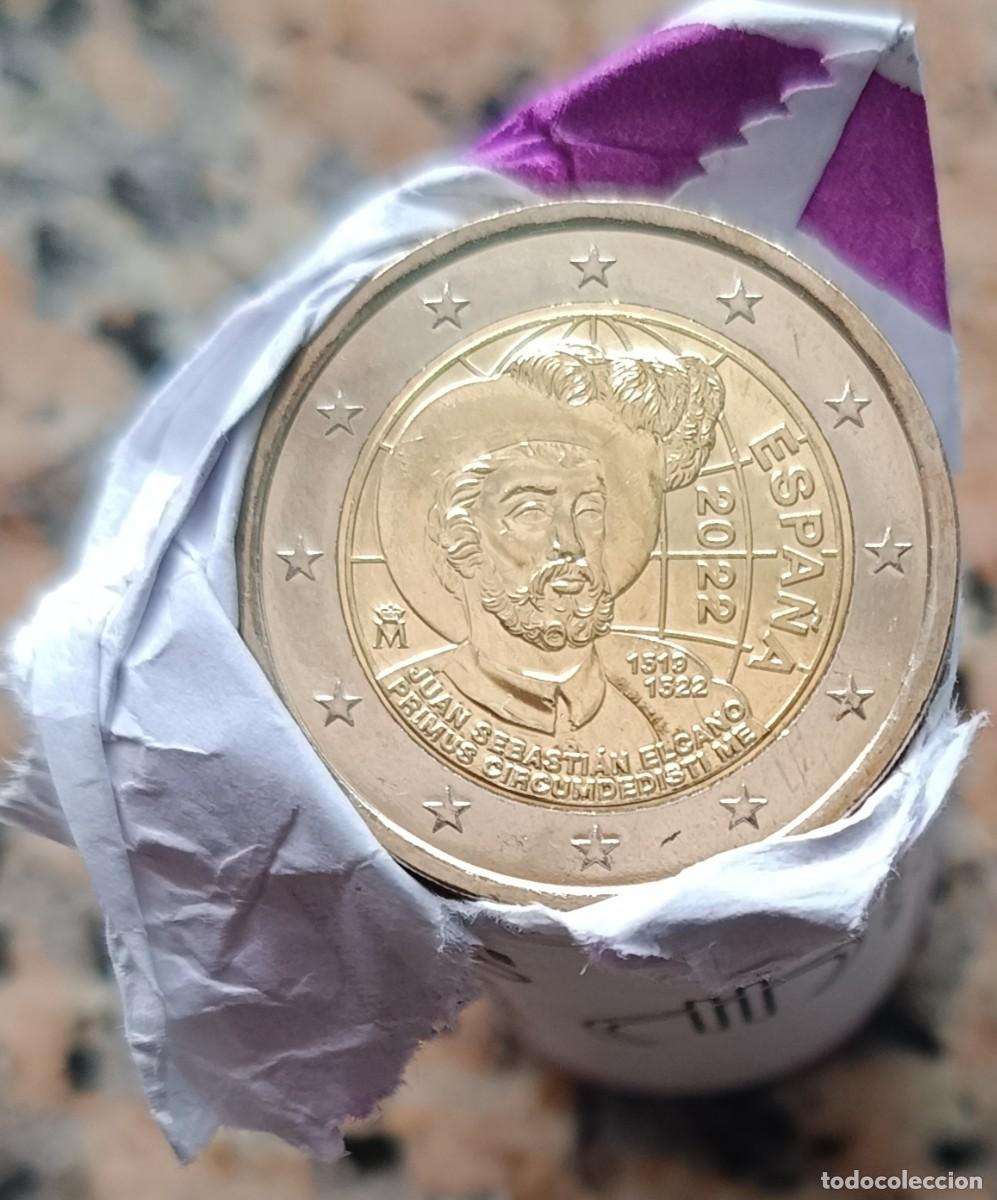 Euros: Moneda de de Espa&ntilde;a 2&euro; conmemorativa Juan Sebasti&aacute;n el Cano sin circular de cartucho.el Cano