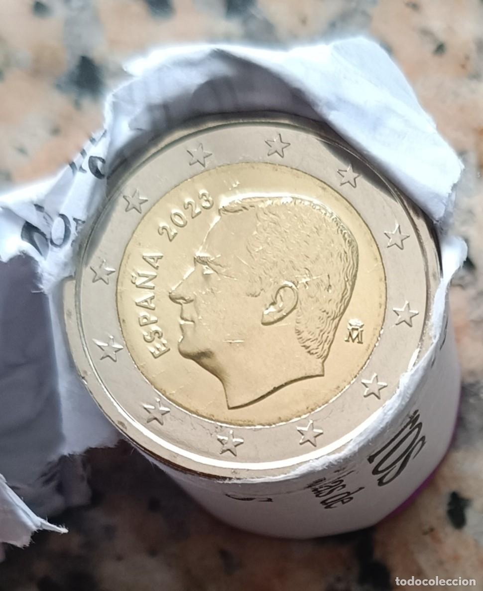 Euros: Moneda de Espa&ntilde;a de Felipe VI 2&euro; , a&ntilde;o 2023 sin circular de cartucho