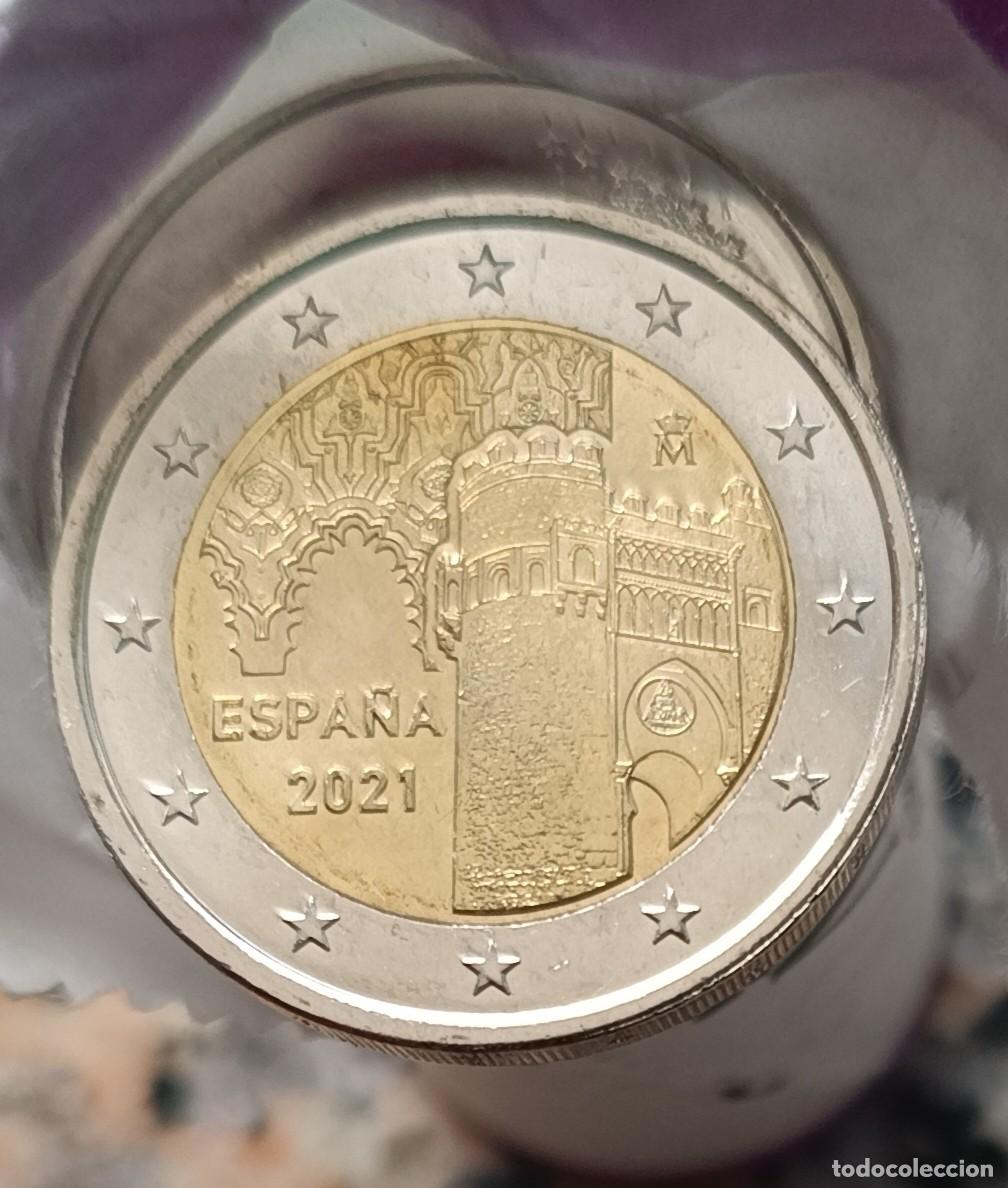 Euros: Moneda de Espa&ntilde;a conmemorativa Ciudad de Toledo 2&euro; , a&ntilde;o 2021 sin circular de cartucho