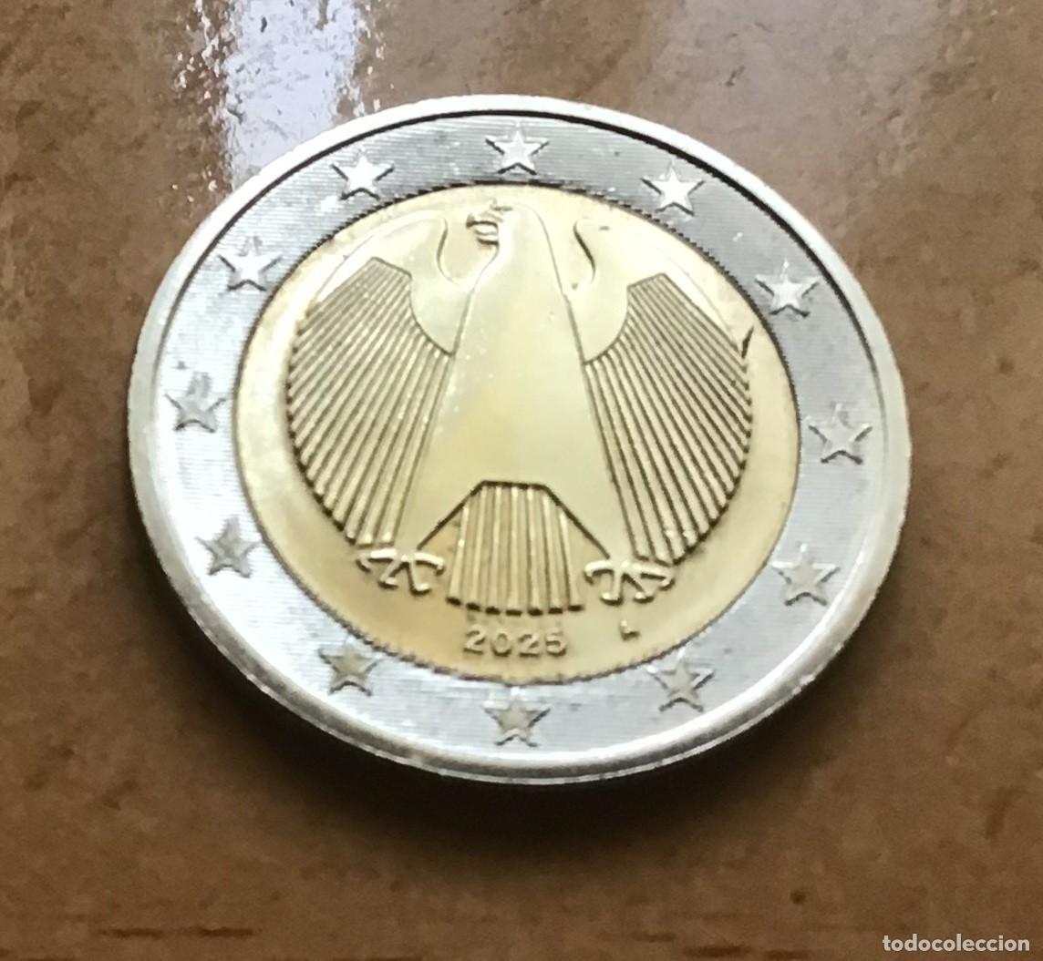 Euros: 2 euros de Alemania. A&ntilde;o 2025 ceca A