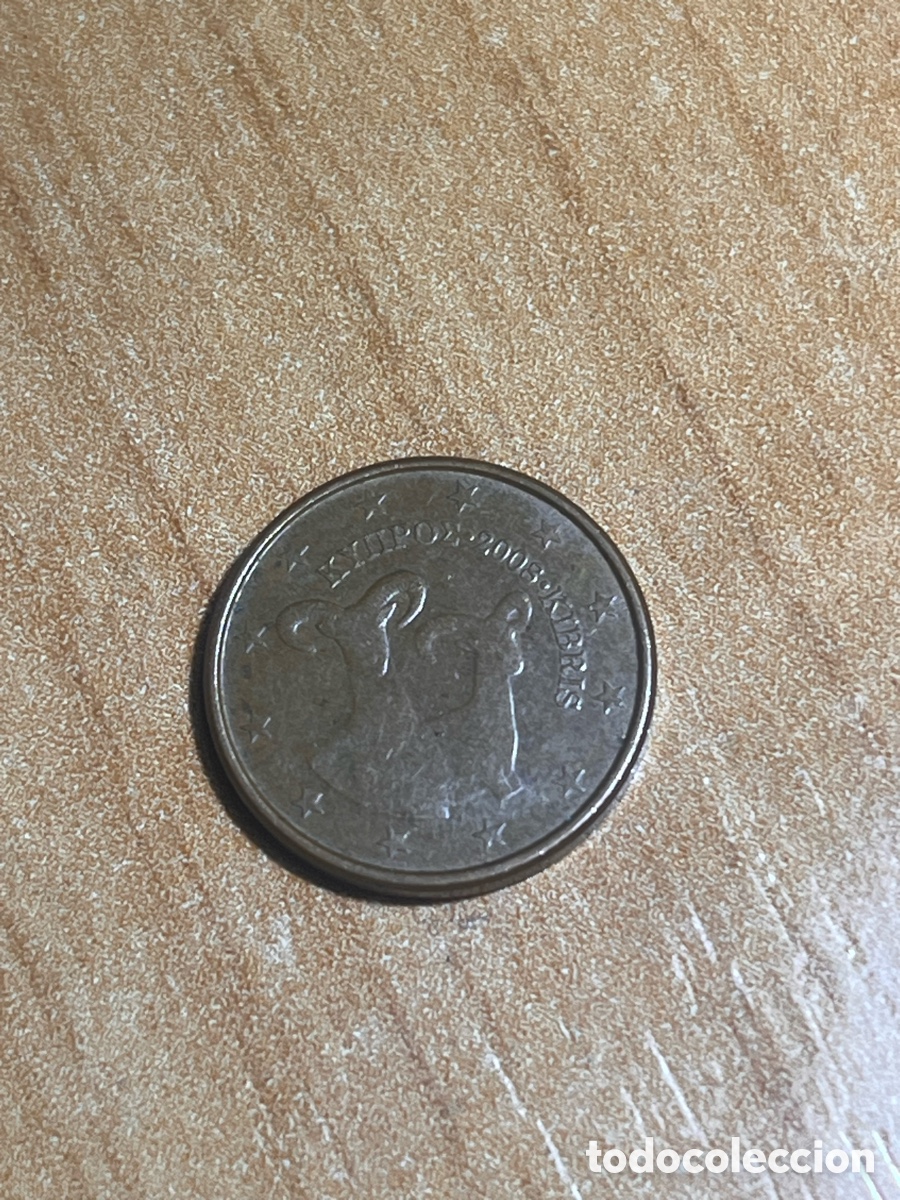 Euros: Moneda 1 c&eacute;ntimo euro Chipre | 2008