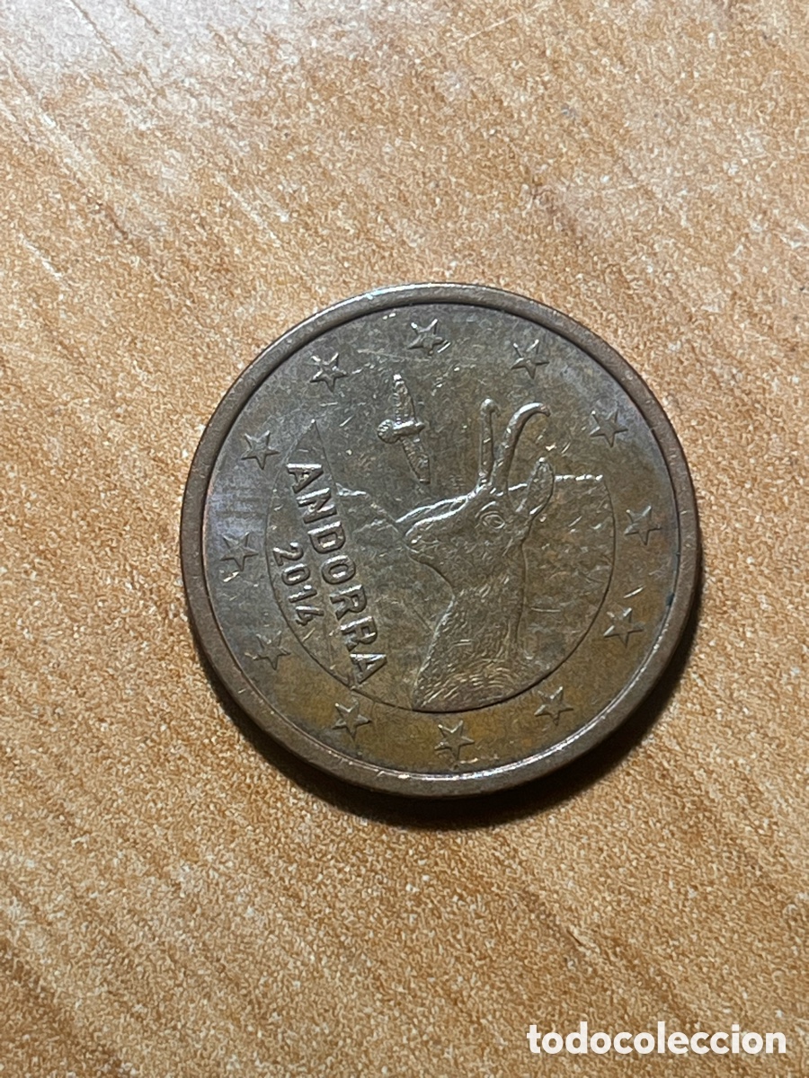 Euros: Moneda 5 c&eacute;ntimos Andorra | 2014