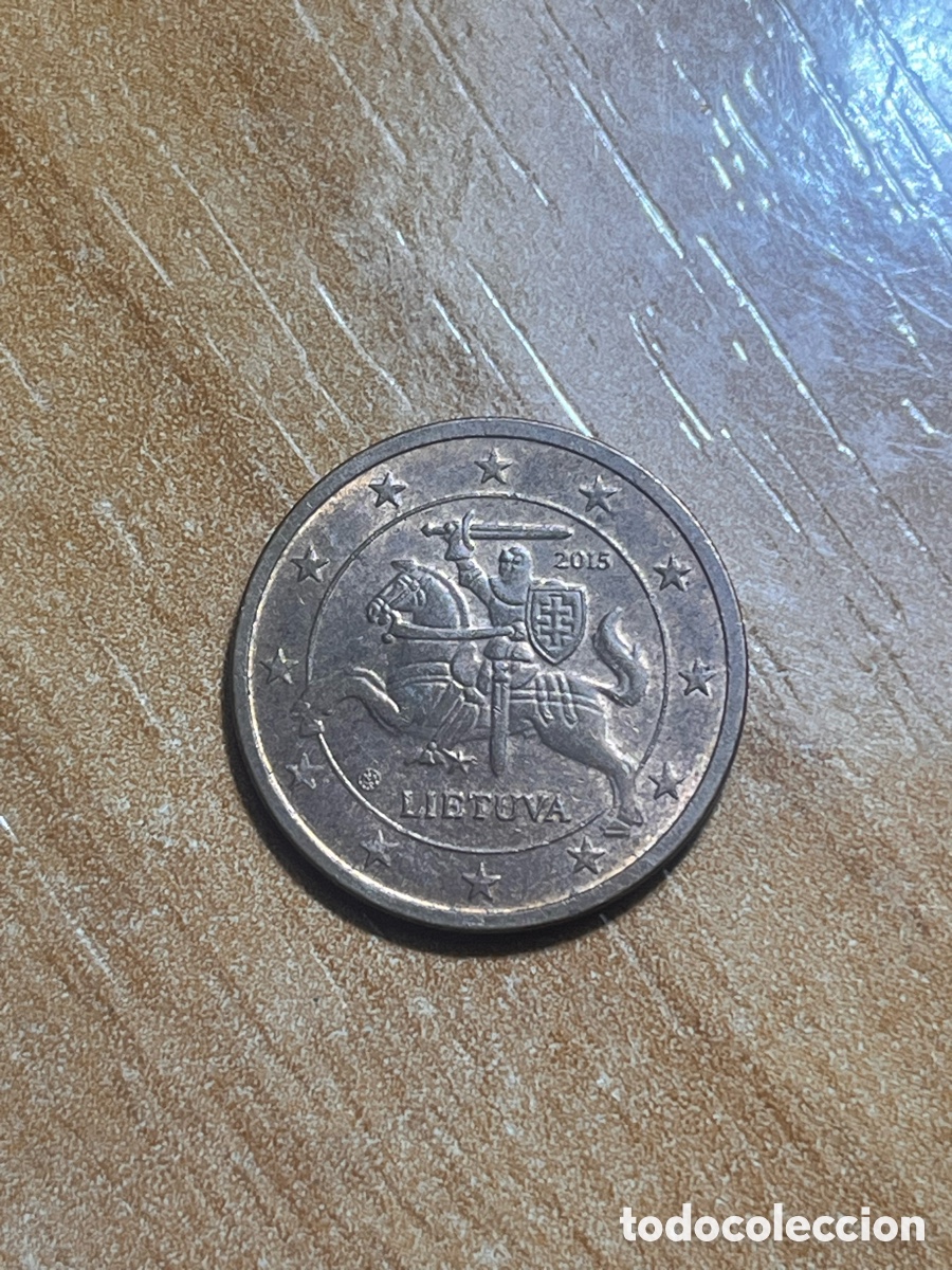 Euros: Moneda 2 centimos Euro Lituania | 2015