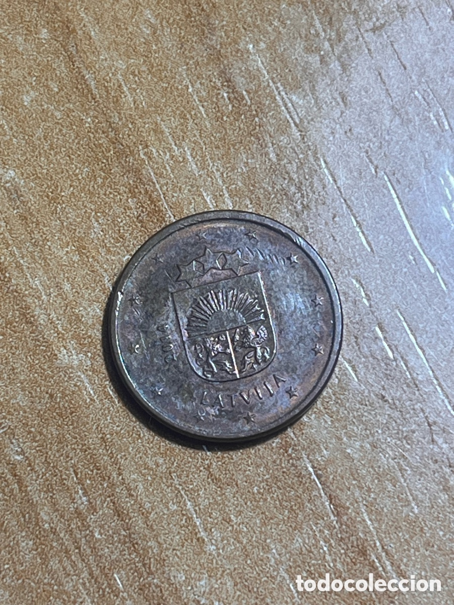 Euros: Moneda 1 c&eacute;ntimo Euro Letonia | 2014