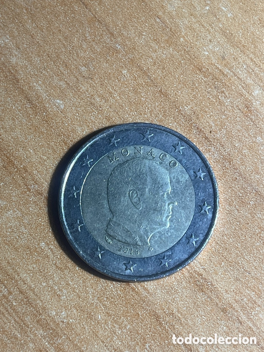 Euros: Moneda 2 euros M&oacute;naco | 2016