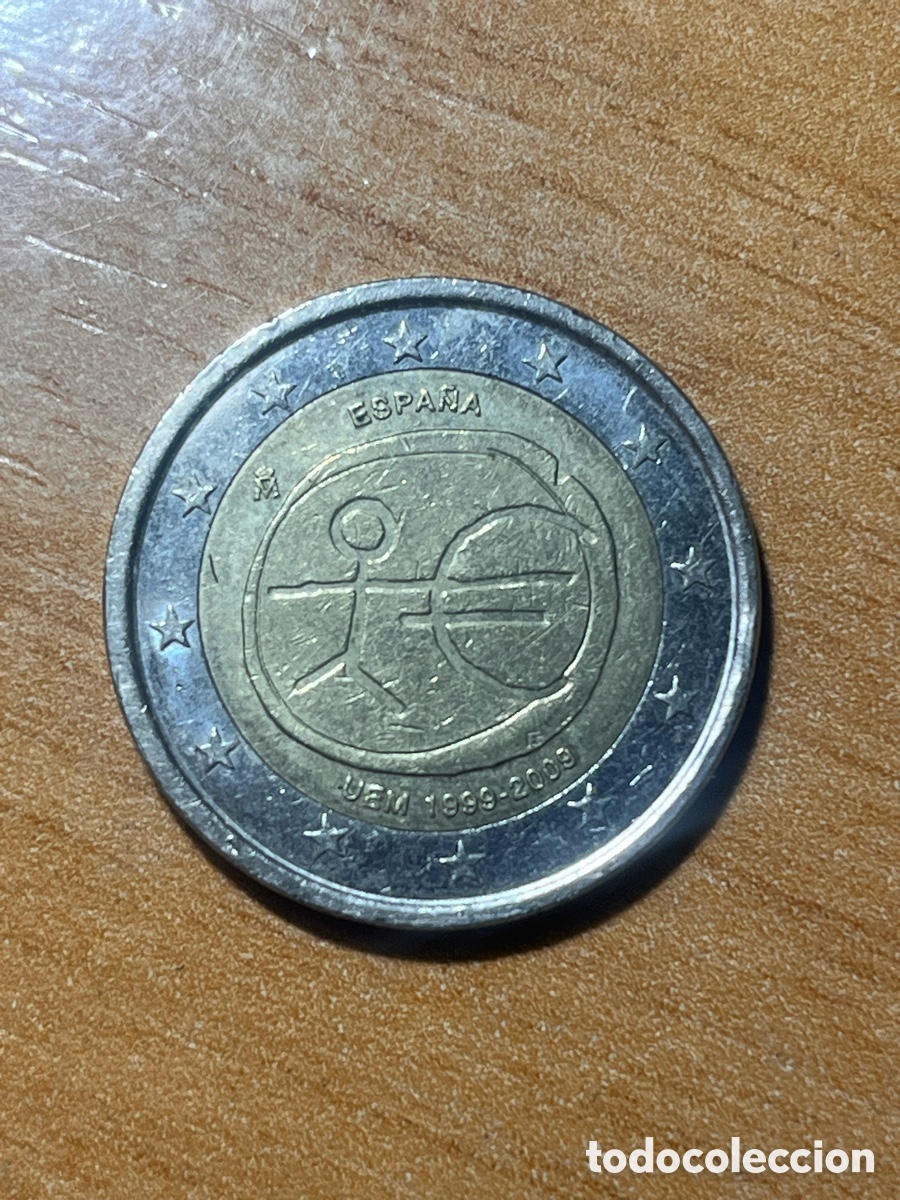 Euros: Moneda 2 euros Espa&ntilde;a 2009 EMU