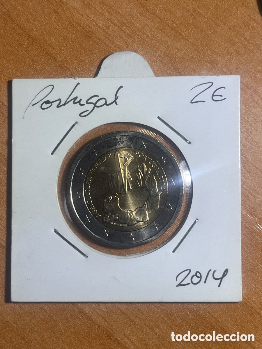 Euros: 2 euros 2014 Agricultura Familiar Portugal | Moneda Conmemorativa