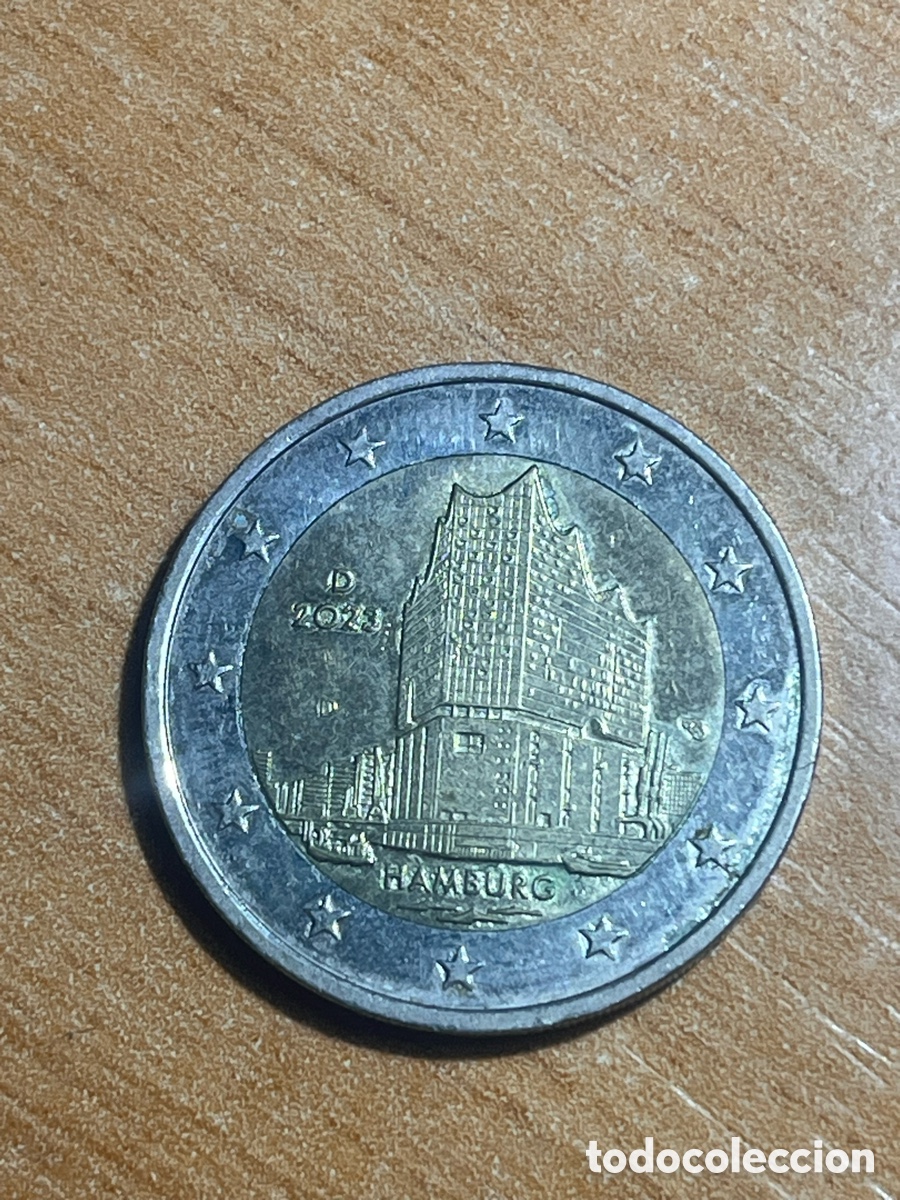 Euros: 2 euros 2023 Hamburgo Alemania D | Moneda Conmemorativa