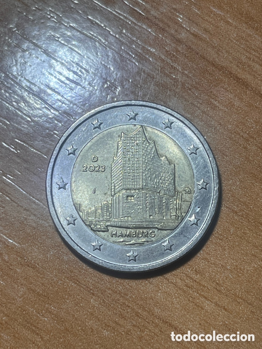 Euros: 2 euros 2023 Hamburgo Alemania J | Moneda Conmemorativa