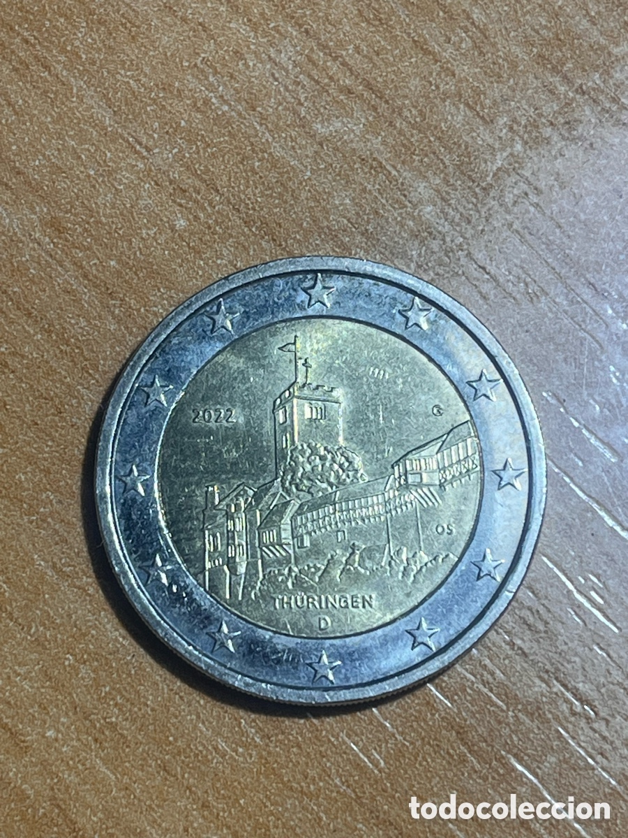 Euros: 2 euros 2022 Turingia Alemania G | Moneda Conmemorativa