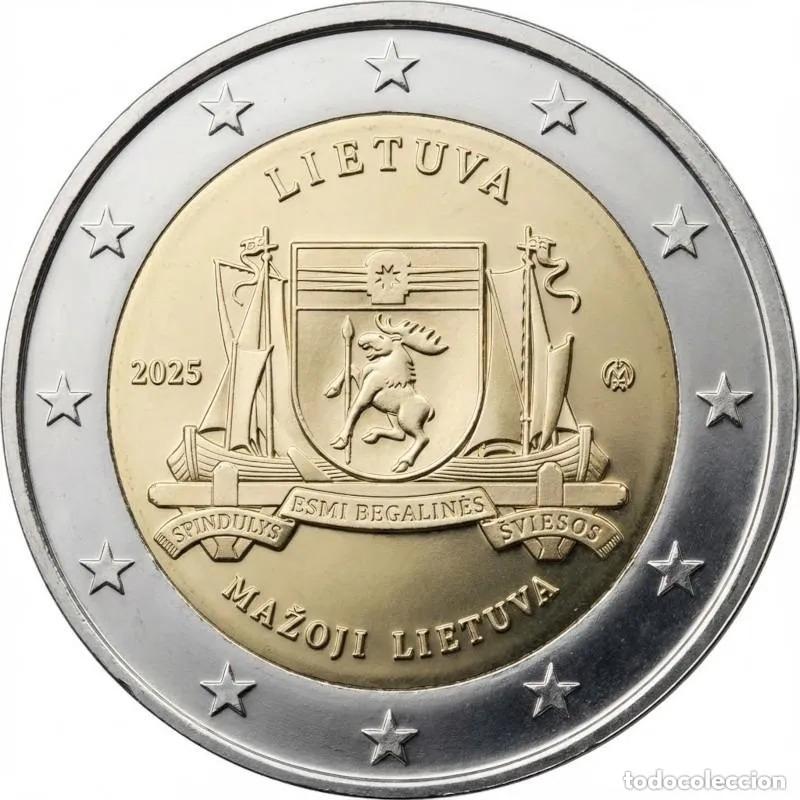 Euros: LITUANIA 2025. MONEDA DE 2 EUROS CONMEMORATIVA DE LA REGION DE LITUANIA MINORS. SIN CIRCULAR