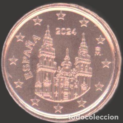 Euros: Spain 1 Cent 2024 Uncirculated UNC - Foto 1
