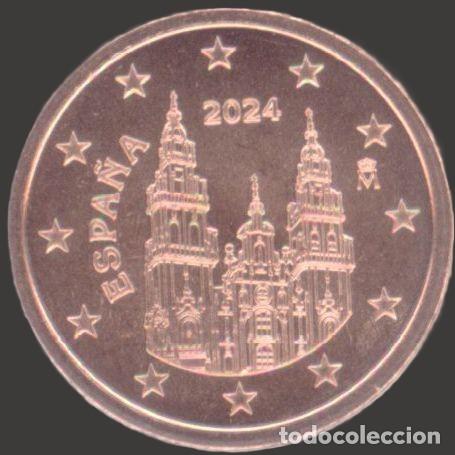 Euros: Spain 2 Cent 2024 Uncirculated UNC - Foto 1