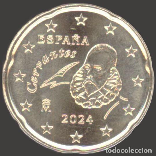 Euros: Spain 20 Cent 2024 Uncirculated UNC - Foto 1