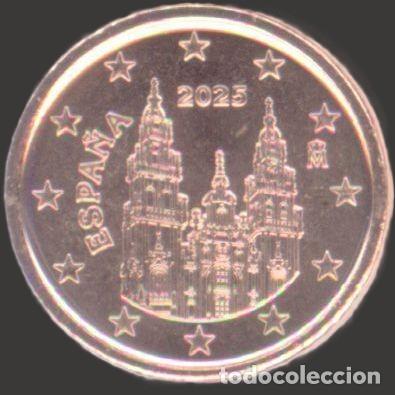 Euros: Spain 1 Cent 2025 Uncirculated UNC - Foto 1