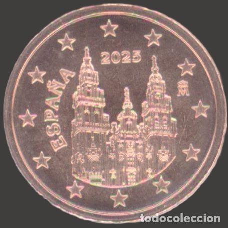 Euros: Spain 2 Cent 2025 Uncirculated UNC - Foto 1